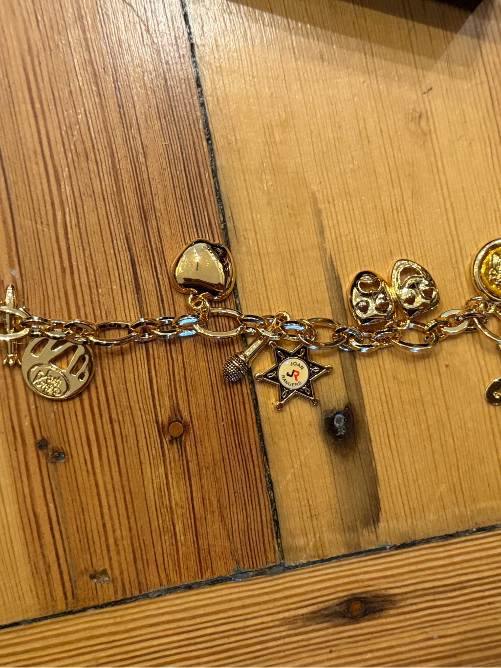 Joan Rivers My Favorite Things Bracelet With Heart And Star Charms - Unbranded